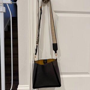 Stella McCartney Black Leather Crossbody Bag